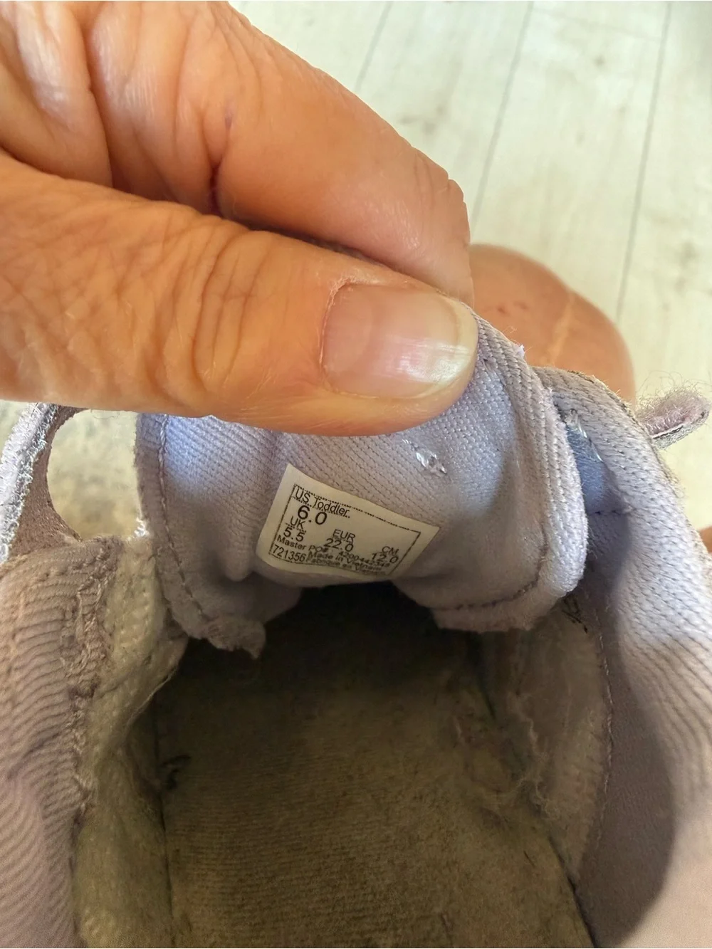 Vans Toddler Double-Strap Sneakers in Shimmery Light Pink